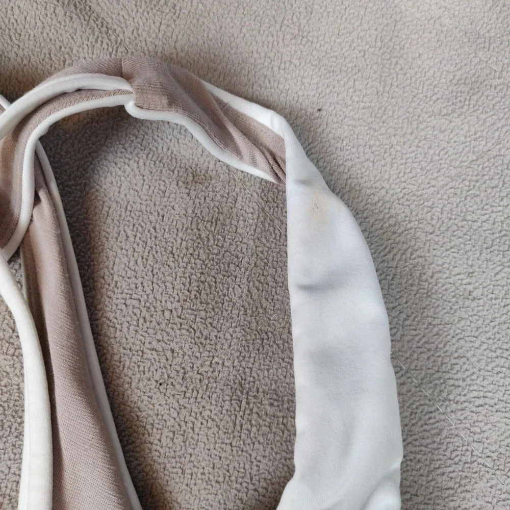 Lululemon Stash It All Sports Bra Womens 8‎ White Luxtreme Racerback Padded Gym